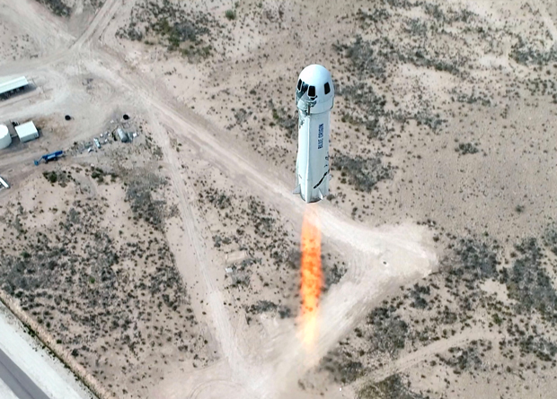 Blue Origin совершит первый запуск капсулы New Shepard